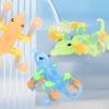 Creative Luminous Gecko Deformation Fingertip Gyro Bionic Sucker Hook Cartoon Gecko Children's Ornaments