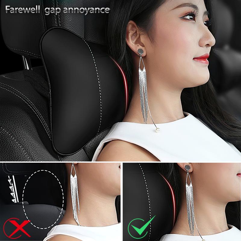 AHD1 1Pcs Car Headrest Auto Breathable Seat Neck Pillow Accessories For KIA K3 Sportage Carnival K5 Seltos Pegas KX1 EV5 Sonet EV6 K4
