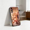A-Asuna Anime K-Kirito Phone Case For Samsung S25,S24,S21,S22,S23,S30,Ultra,S20,Plus,Fe,Lite Black Shell