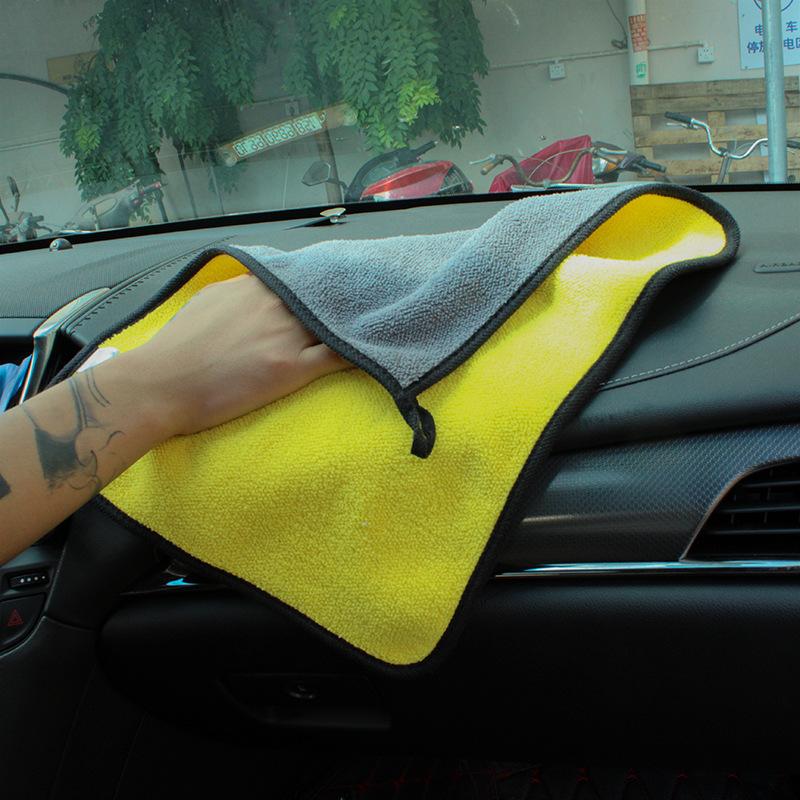 30*60CM Extra Soft Car Wash Microfiber Towel Car Cleaning Drying Cloth Car Care Cloth Detailing Car WashTowel Never Scrat