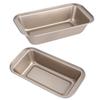 Rectangle Toast Loaf Pan Bread Cake Mold Carbon Steel Nonstick Loaf Pastry Baking MoldsGold