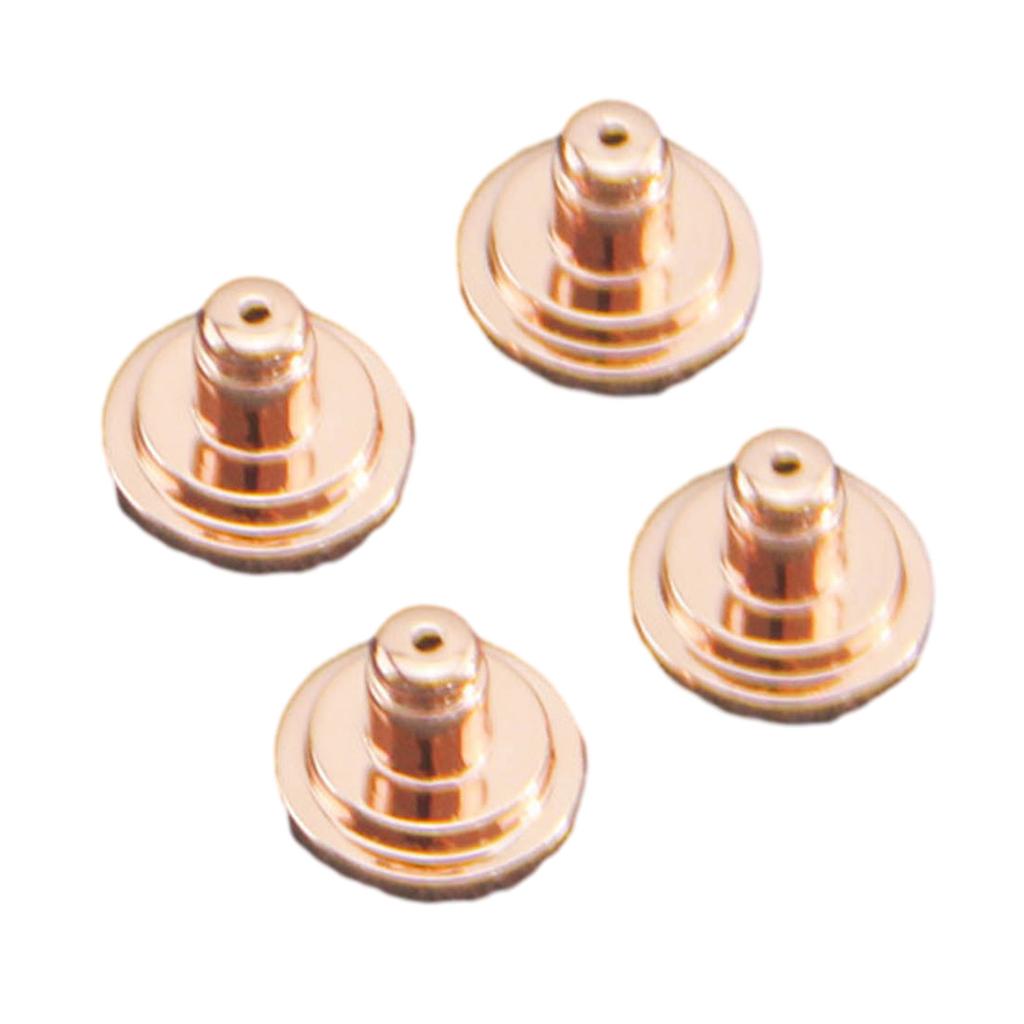 4Pcs Earring Backs Replacements Hypoallergenic Secure Earstud Backs Locking Durable Earring Stopper for Droopy Ears