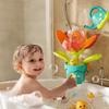 Baby Flowering Bath Toys Water Shower Bathing Toys Water Game for Kids Fun Sunflower Bath with Kettle Bathroom Toy for Children