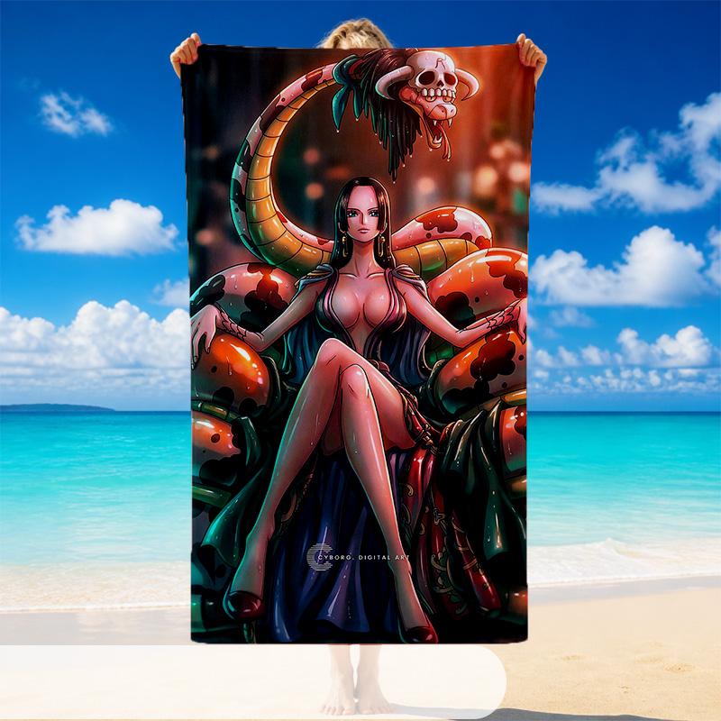 One Piece Beach Towel, Soft Large Absorbent Towel For Beach Swimming Pool Travel Vacation