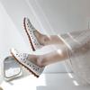 Spring  Summer Hollow Sandals Women's All-match Hole Shoes Flat with Soft Bottom Non-slip Peas Shoes Flat Bottom
