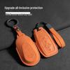 Alcantara Key Case for Mercedes: Full Coverage for E300L, S-Class, C260L, B-Class, GLC, GLB, C-Class with Buckle