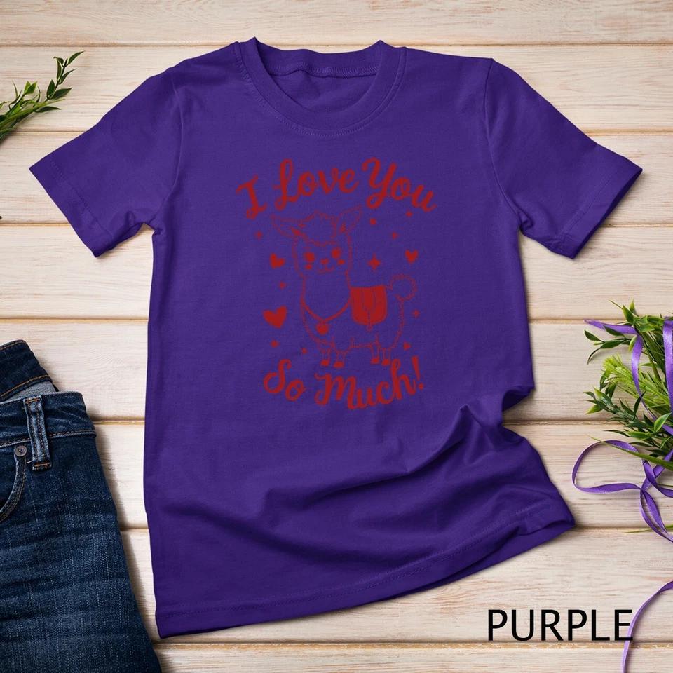 Llama Love A Heartfelt Valentine s Day Design Funny T-Shirt Unisex T-shirt 7 L