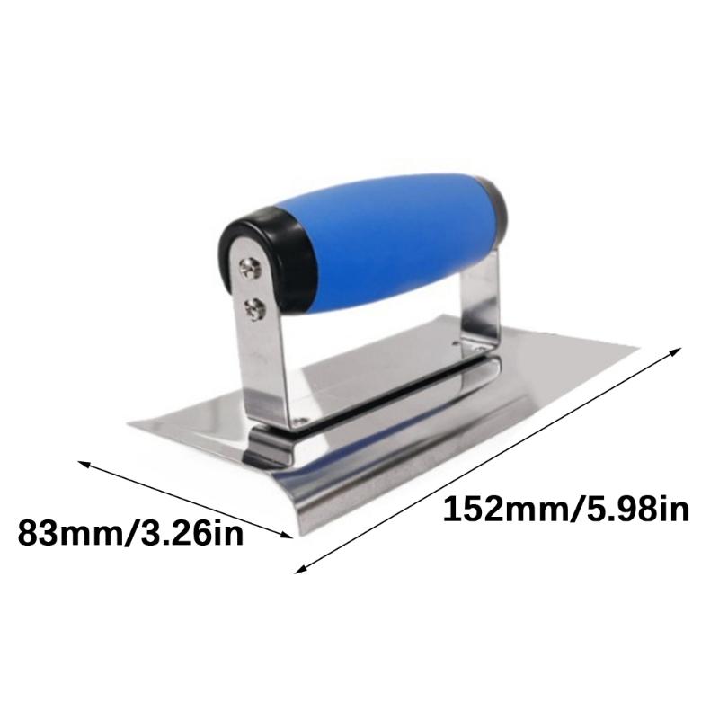 Rustproof Corner Scrapers Concrete Hand Edger Sharply Curved Edges For Precise Wall Restoration On Flat Curved Surfaces