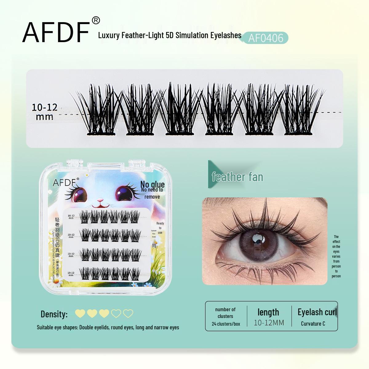 

Magic Series Cat Eye Glue-Free False Eyelashes – Natural, Thick, Faux Rose-Like Lashes