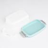 OSK Lunch Box 500ml Chiikawa Blue Dishwasher Safe Storage Container with Divider Microwave Safe Made in Japan PL-1R