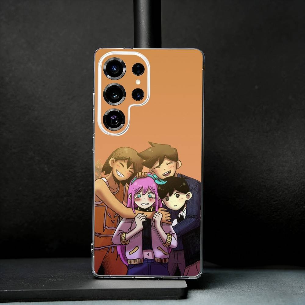 O-Omori Game Phone Case For Samsung S25,S24,S21,S22,S23,S30,Ultra,S20,Plus,Fe,Note,10,9,5G Transparent Cover