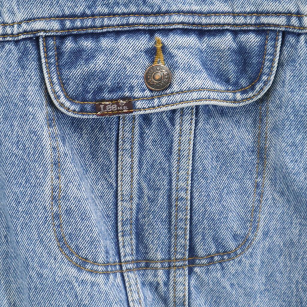Lee Denim Jacket XL Wash blue Denim jacket trucker Men's Used