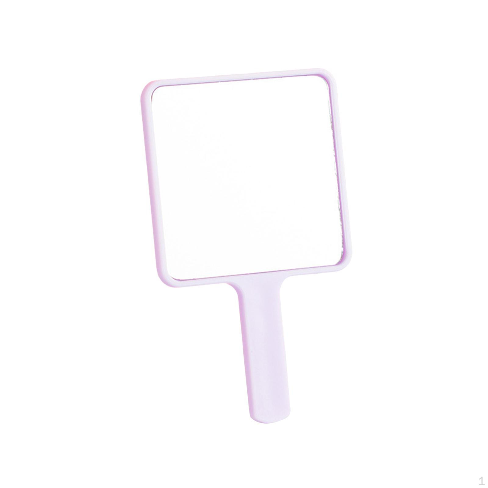 

Compact Cosmetic Mirror for Travel and Daily Use Light Violet