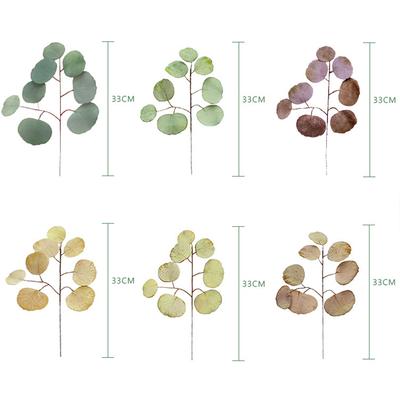 Simulation  Eucalyptus Colored Leaves Photo Shoot Photography Background Props Tabletop Home Decor