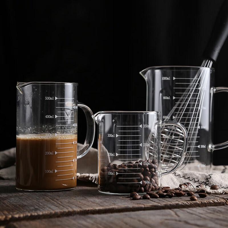 Heat-Resistant Borosilicate Glass Measuring Cup