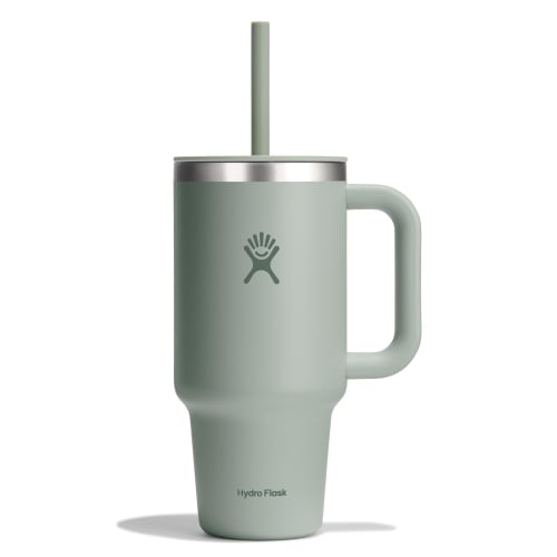 All Around Travel Tumbler, 32oz (946ml), Agave, Insulated, Straw, Handle (Authentic Japanese Product)