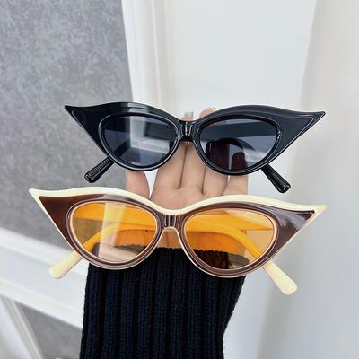 Modische Cat-Eye-Sonnenbrille Damen Herren Markendesigner Luxuriöse Sonnenbrille Weiblich Outdoor Casual Reise