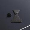 Eternal Hourglass Enamel Pin: Miss Minute Badge - Unique Holiday Jewelry for Men & Women