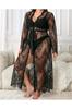 Women's Fashion New Dressing Gown Long Lace Dressing Gown