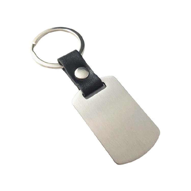 Compact Rectangle Keychain With Unseamed Cap Opener Functionality Elegant Key Holder For Essential Storage