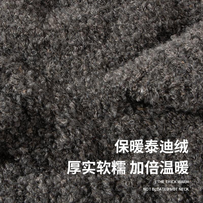 Cute bear ear hat female autumn and winter face small warm versatile ear protector knitted wool hat