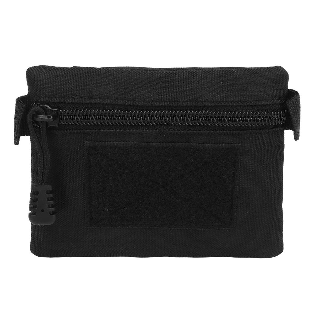 Münzbörse Schwarz Hüftgeldbörse Nylon Tragbare Aufbewahrungstasche für Outdoor-Reisen