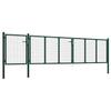 Steel Garden Gate 500 X 75 Cm Green
