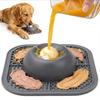 Tigela para Cães Alimentador Lento para Petiscos Líquidos, Tigela para Cães com Bola de Lamber, Tigela de Lamber para Cães para Comer com Segurança, Caldo de Ossos, Iogurte, Cão Molhado
