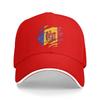 Ripped Rip Open Moldova Flag Palm  Baseball Cap  Tennis Skate Sun Visor Trucker Hat Couple WomenFashion Print Baseball Caps