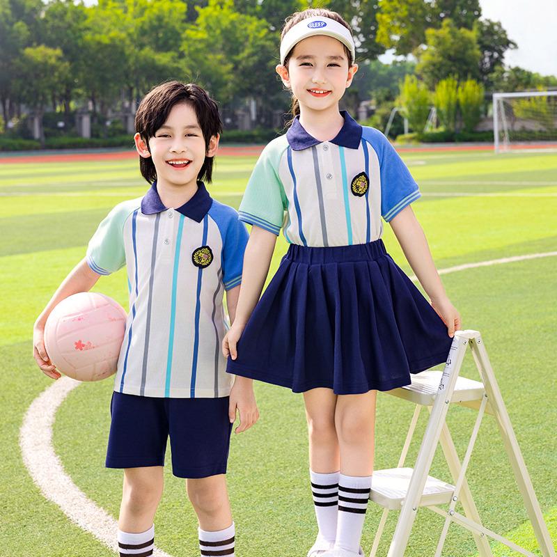 Zestaw mundurków sportowych dla pierwszej klasy szkoły podstawowej i przedszkola na wiosnę/jesień 2025