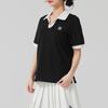 New MLB New York Yankees SS25 Polo Shirt Women's Black 3FPQB0153-50BKS