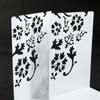 Metal Book End For Shelves 2Pcs Flower Bookends Heavy Duty Book End Book Stopper Slip Resistant Bookends for Desk Shelf