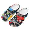Unisex Trendy Printed EVA Clogs Soft Comfortable Ventilated Breathable Slip On Casual Footwear Summer Sandals Daily Walking Wear