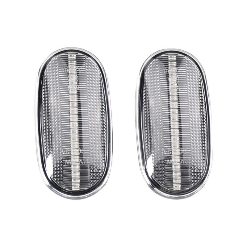 2Pcs Dynamic Blinker LED Side Marker Light For Mitsubishi Pajero Mirage Legnum Gelent 1998 1999 2000 2001 2002 2003 2004 2005