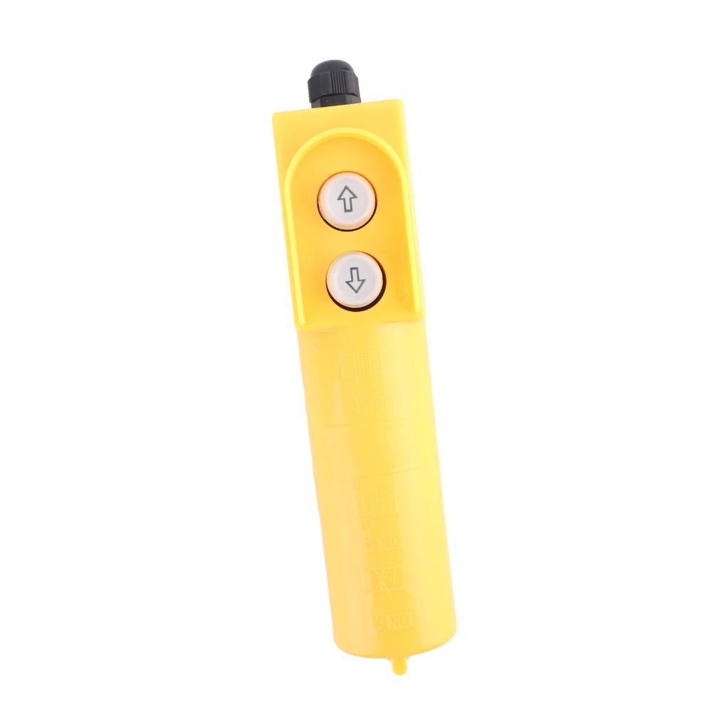 COB-61DR Crane Push Button Switch 50uF 220V Electric Hoist Switch Direct Operation Rainproof Up Down Hoist Push Button