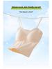 Geripptes Damen-Camisole mit Brustpolstern - Sommer-Weste BH & Oberbekleidungstop
