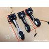 25g Retractable Landing Gear Servo with 36mm PU Wheel for 1.5-2Kg RC Hobby Plane Models Airplane DIY Fighter Model Spare Part