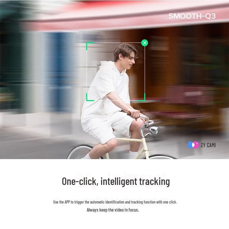 Zhiyun Q3 Handheld Gimbal Stabilizer for Mobile Phones - Anti-Shake, Selfie Bracket for Video and Vlog Shooting