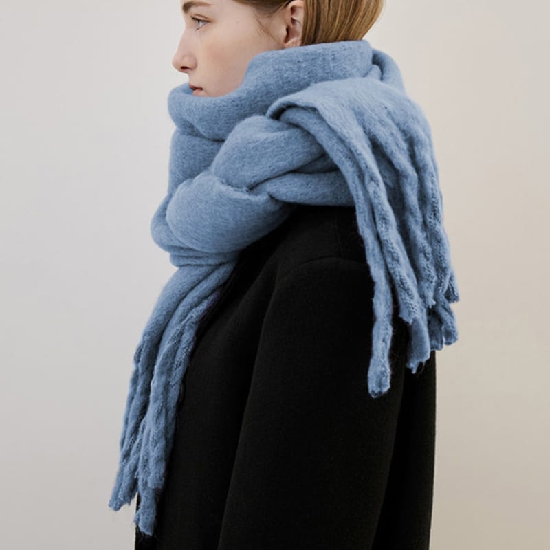 

Rosefrantz Wide Long Muffler [Blue] FREE