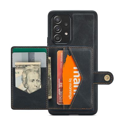 For Samsung Galaxy A53 5G Case Leather Phone Back Cover Magnetic Detachable Card Bag