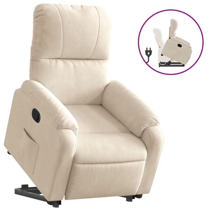 VidaXL Fauteuil Inclinable, Chaise de Relaxation avec Dossier et Repose-pied Réglables, Siège de Salon Salle de Séjour, 3204934
