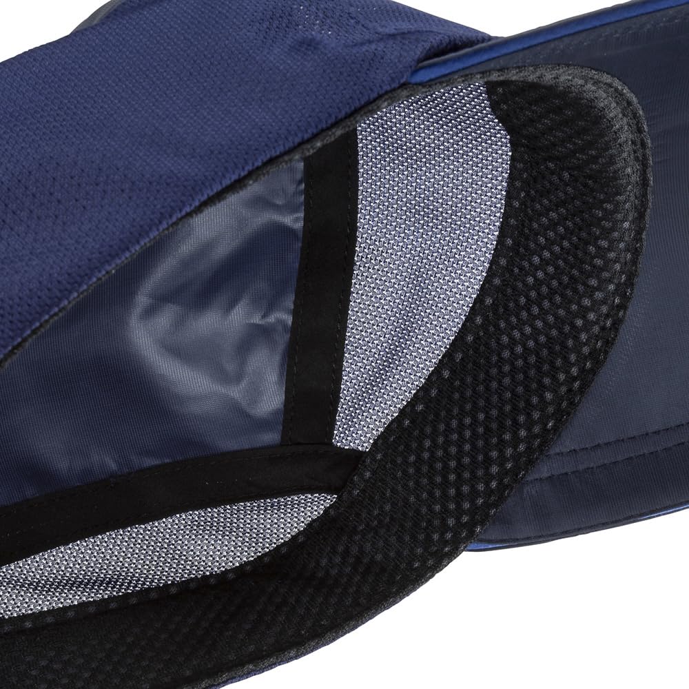 Rennkappe mit Netzgewebe Größe U2MWB201 Panel, Unisex, Erwachsener, Marineblau, L,