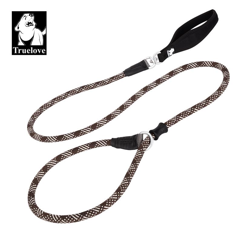 

Truelove Pet Training Leash and Collar Durable Slip Lead Dog Leash Heavy Duty Comfortable Strong Rope Leash No Pull Pet TLL2575 M коричневый