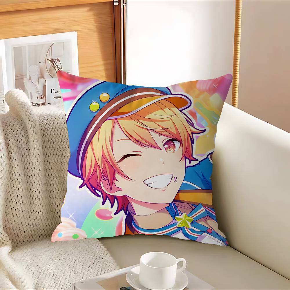 TenmaS T-Tsukasa Cartoon Pillow Case Removable Washable Cushion Cover – All-Season Soft Linen