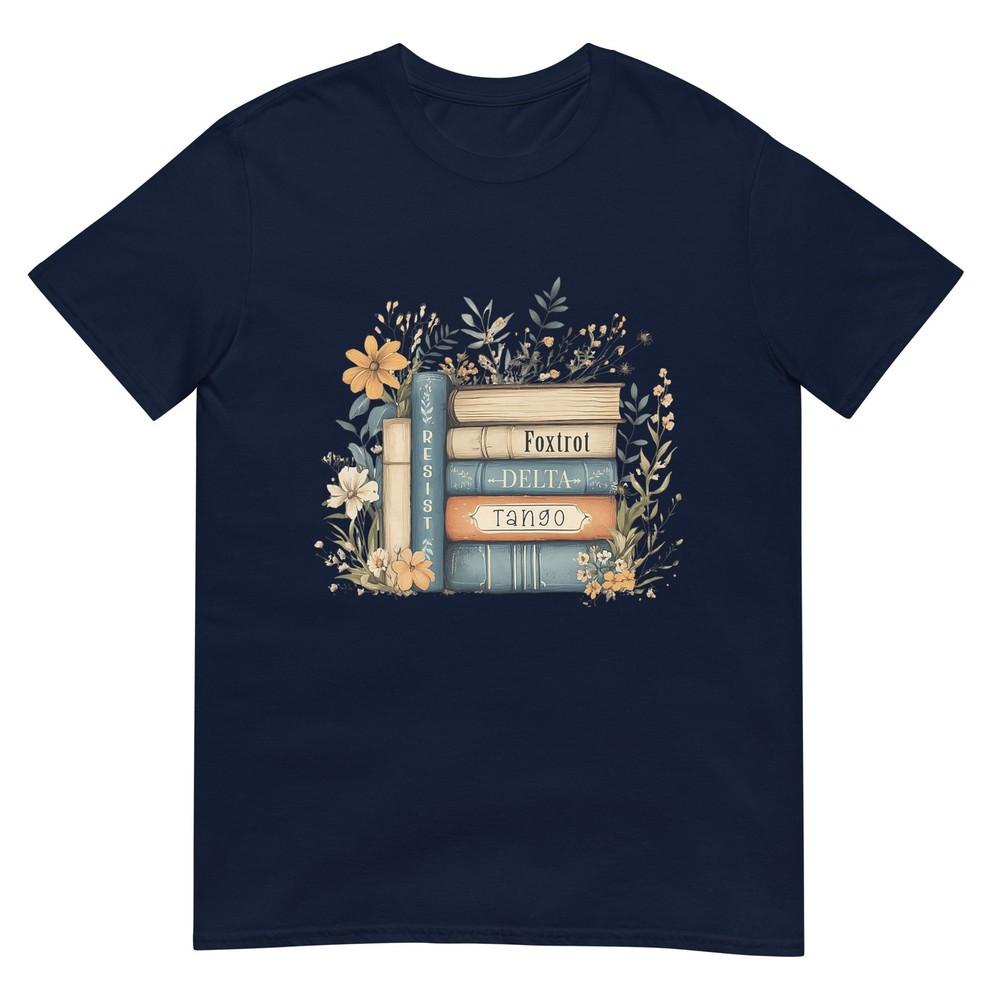 Subtle Book Anti Trump Unisex Book Loves Retro Funny Tshirt S