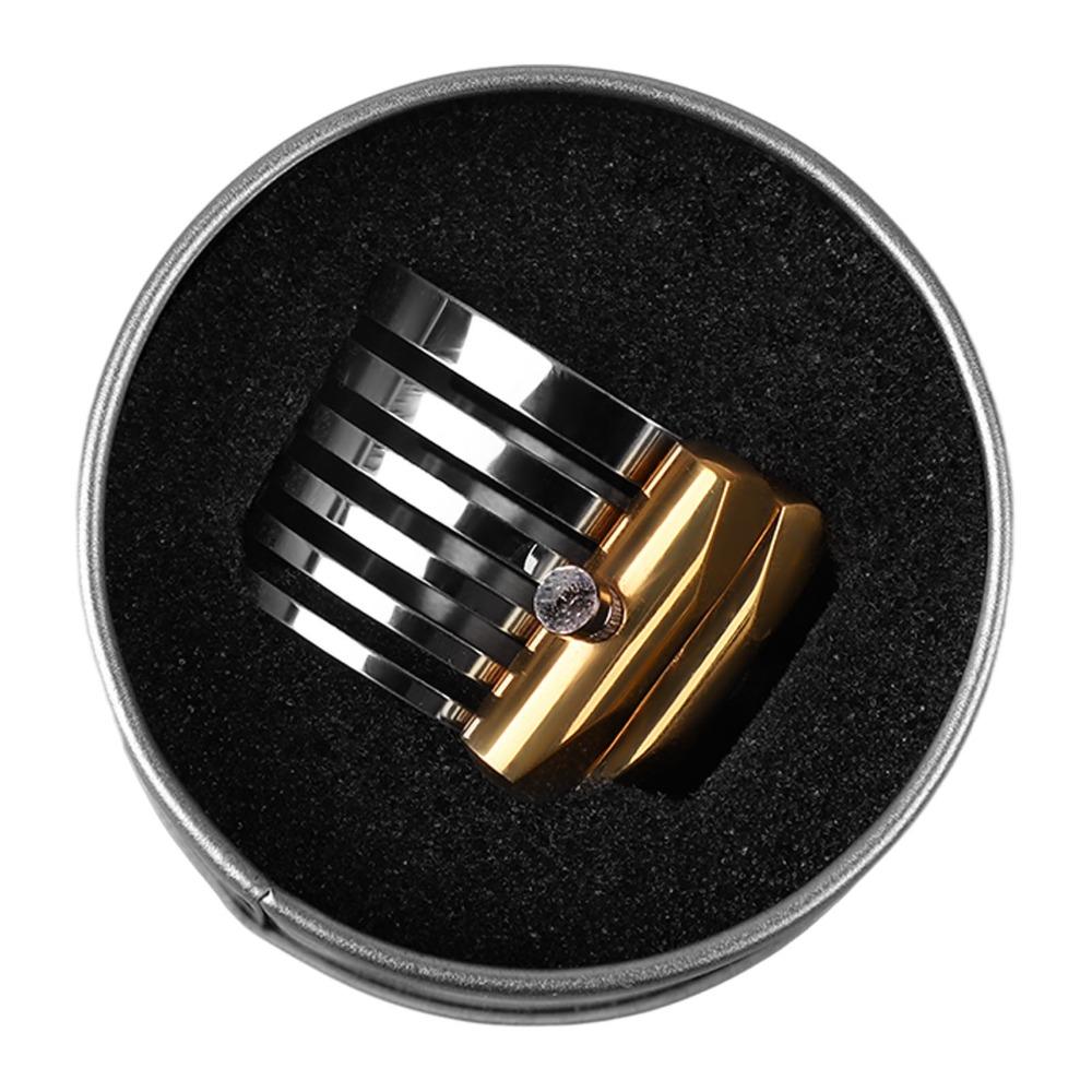 Stainless Steel Saxophone Ligature Silver+Golden Mouthpiece Ligature For Alto Saxophone