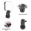 Flexible Camera Light Clip With 2.8cm Clamping Ranging Optimaled Illuminating For Streaming Recording