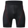 Welkruz Men's Cycling Inner Pants with Gel Pads for Bicycles and Road Bikes, Cycling Jersey, WL-BB063 (Black/Red, L)