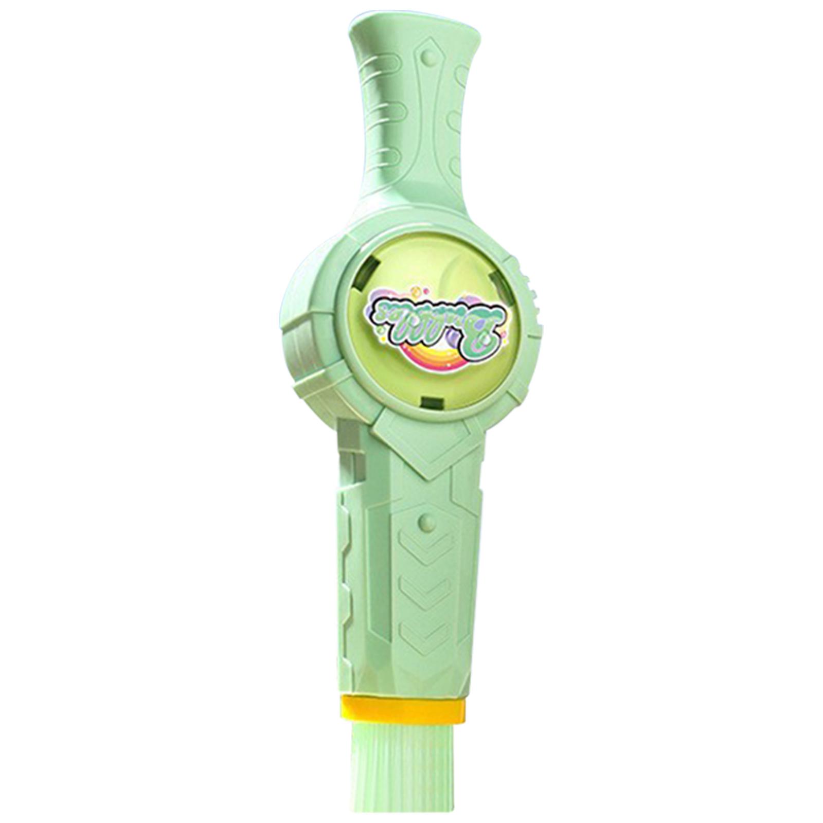 Машина для создания туманных пузырей, Перезаряжаемая автоматическая электрическая машина для создания туманных пузырей с 70 мл мыльного раствора, Игра с туманными пузырями с цветными огнями и музыкой One Size