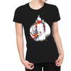 1T T Shirt Womens Middle Finger Horse